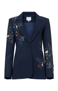 Cinq A Sept - Blooming Linework Karlie Blazer