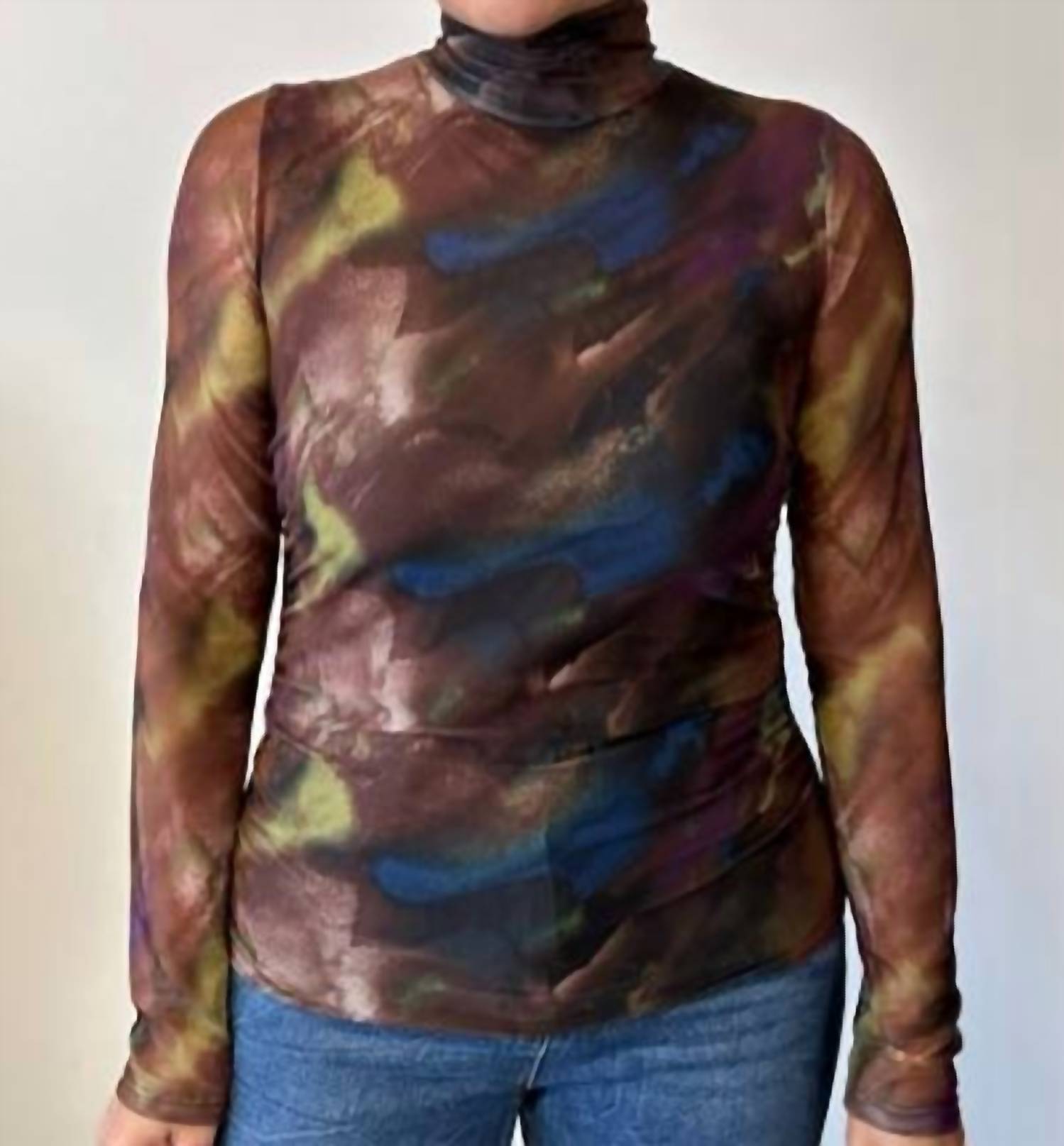 Veronica M - Mesh Long Sleeve Top