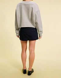 Favorite Daughter - Cropped Collegiate Sweatshirt