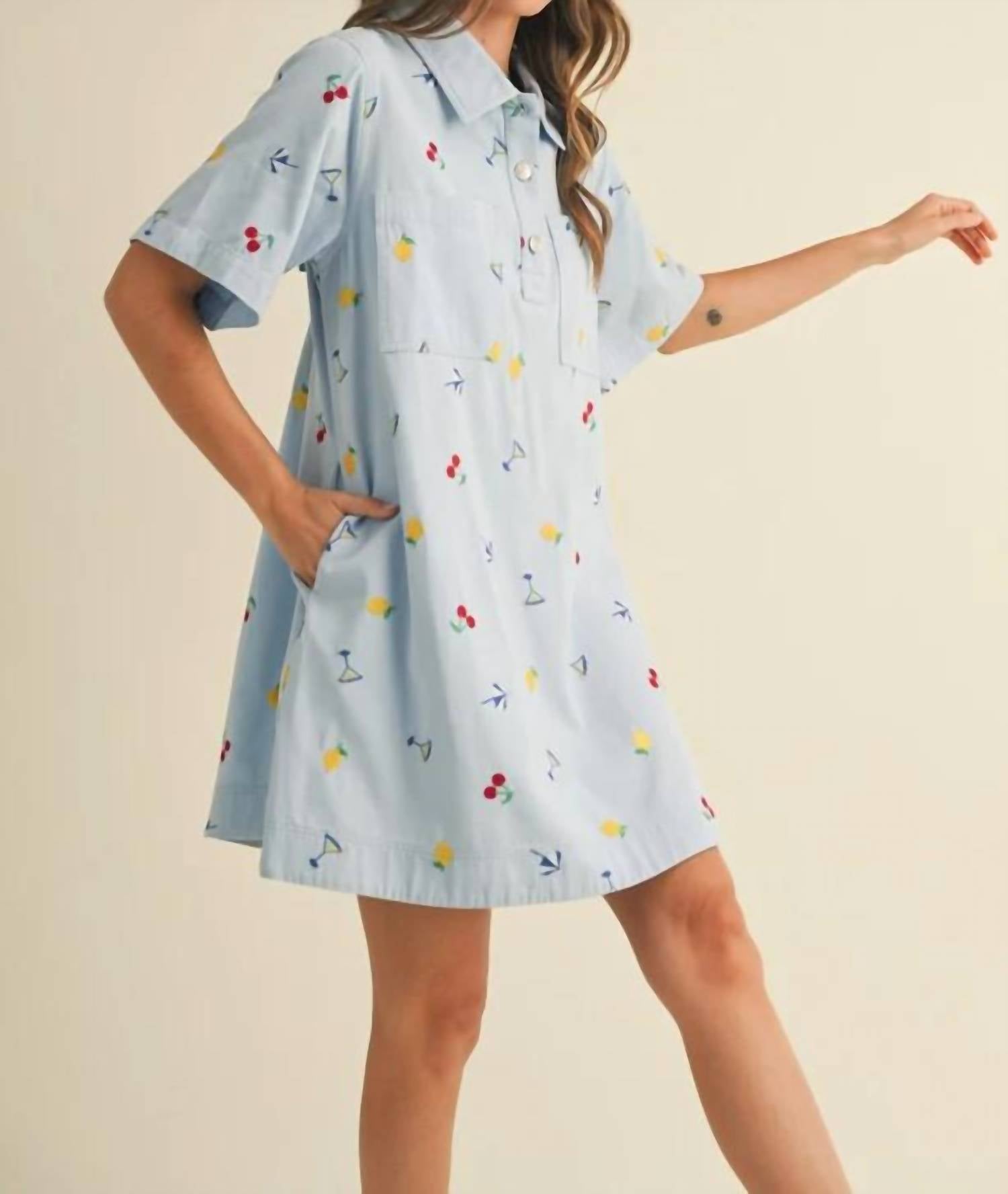 &Merci - Seaside Collared Mini Dress