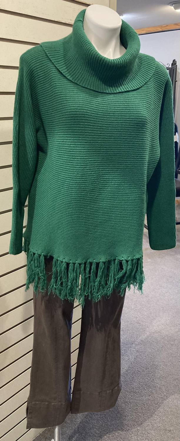 Picadilly - Women's Ribbed cowl sweater