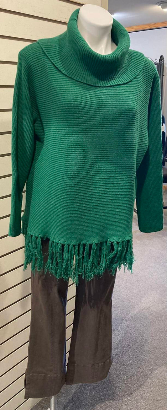 Picadilly - Women's Ribbed cowl sweater