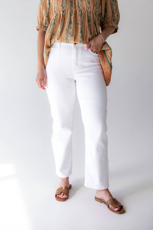 Cello - Sophia Mid Rise Crop Straight Jeans