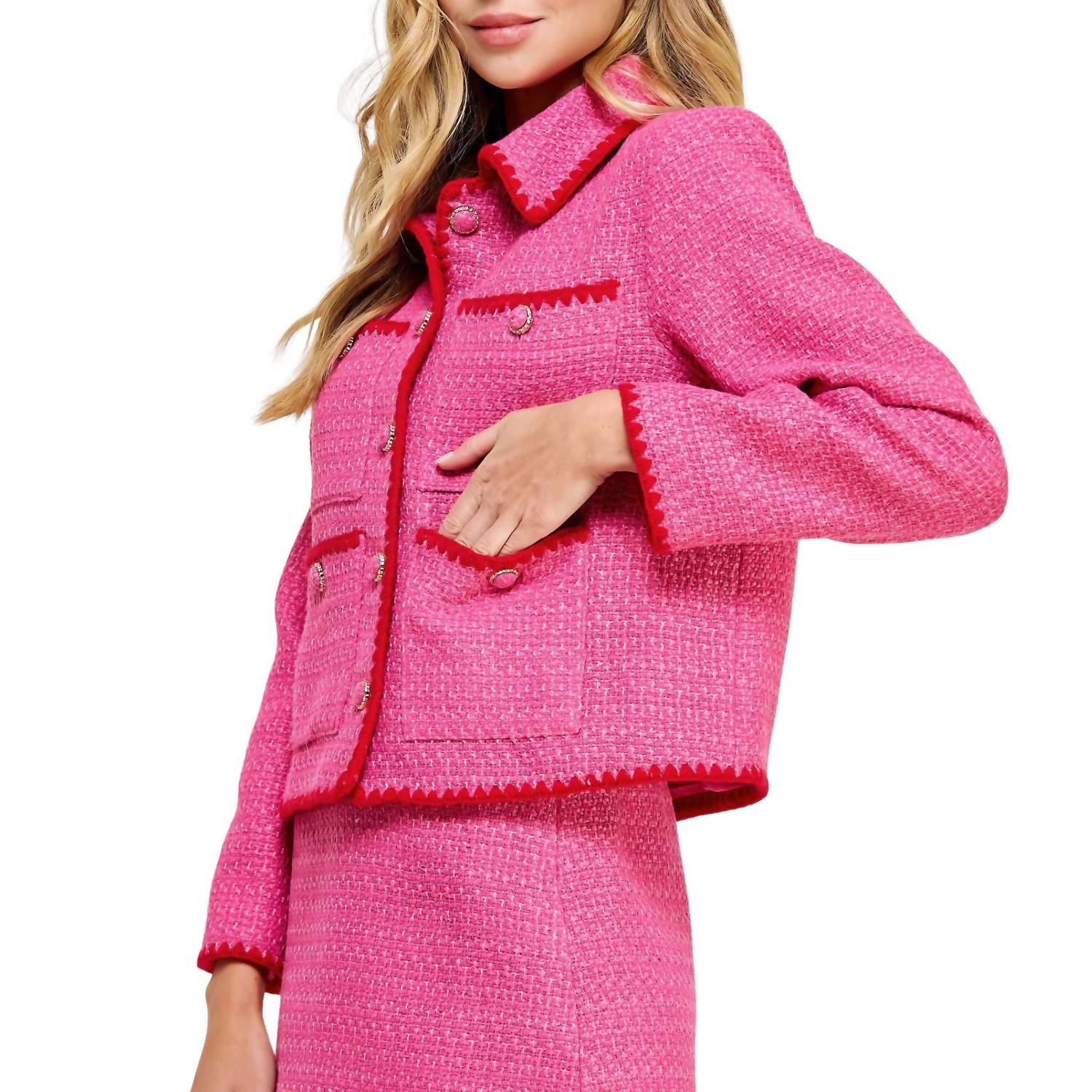 Strut & Bolt - Embroidered Tweed Jacket