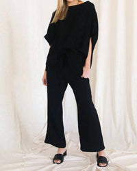 Before You Collection - Gauze Waist Tie Pants