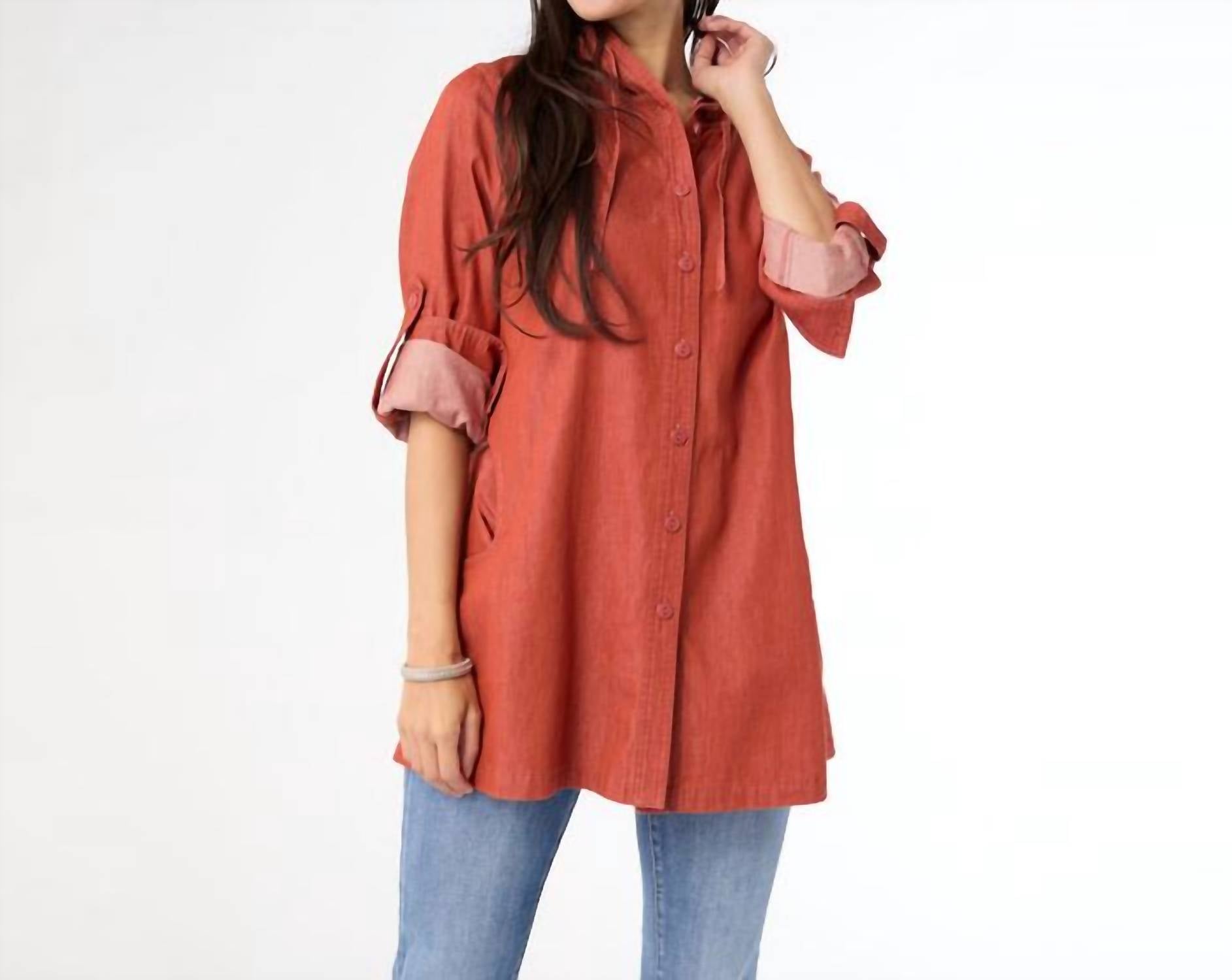 Coco + Carmen - Maddie Hooded Tunic Top