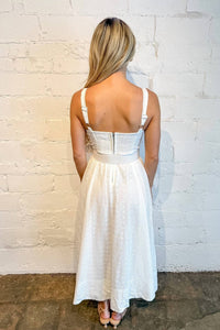 Sky To Moon - Delicate Blooms Midi Dress