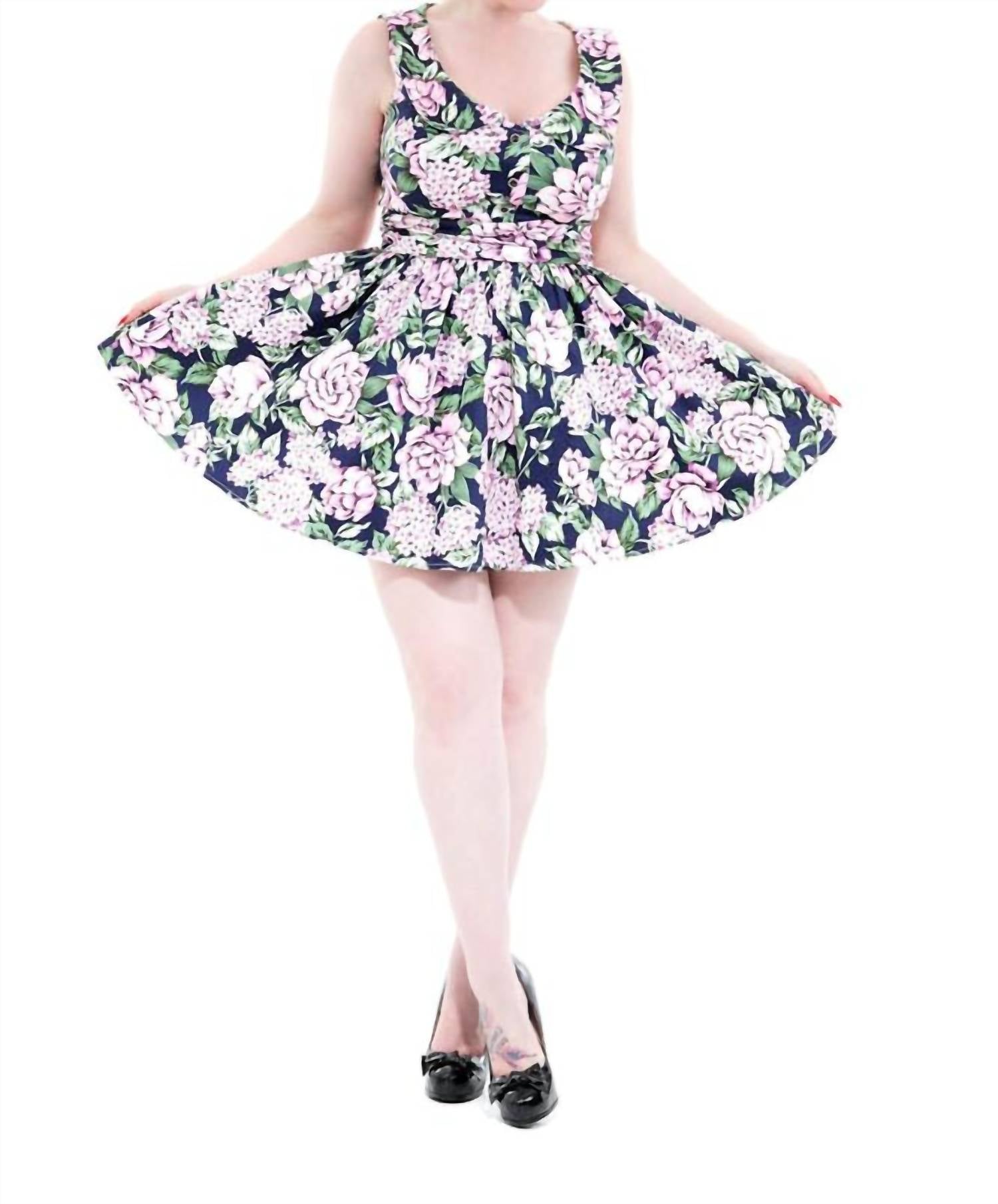 Orchid Bloom - Carnation Mini Dress