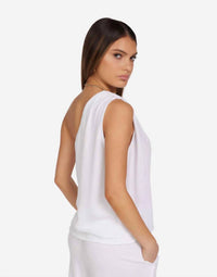 Michael Lauren - Ruki One Shoulder Pleated Top