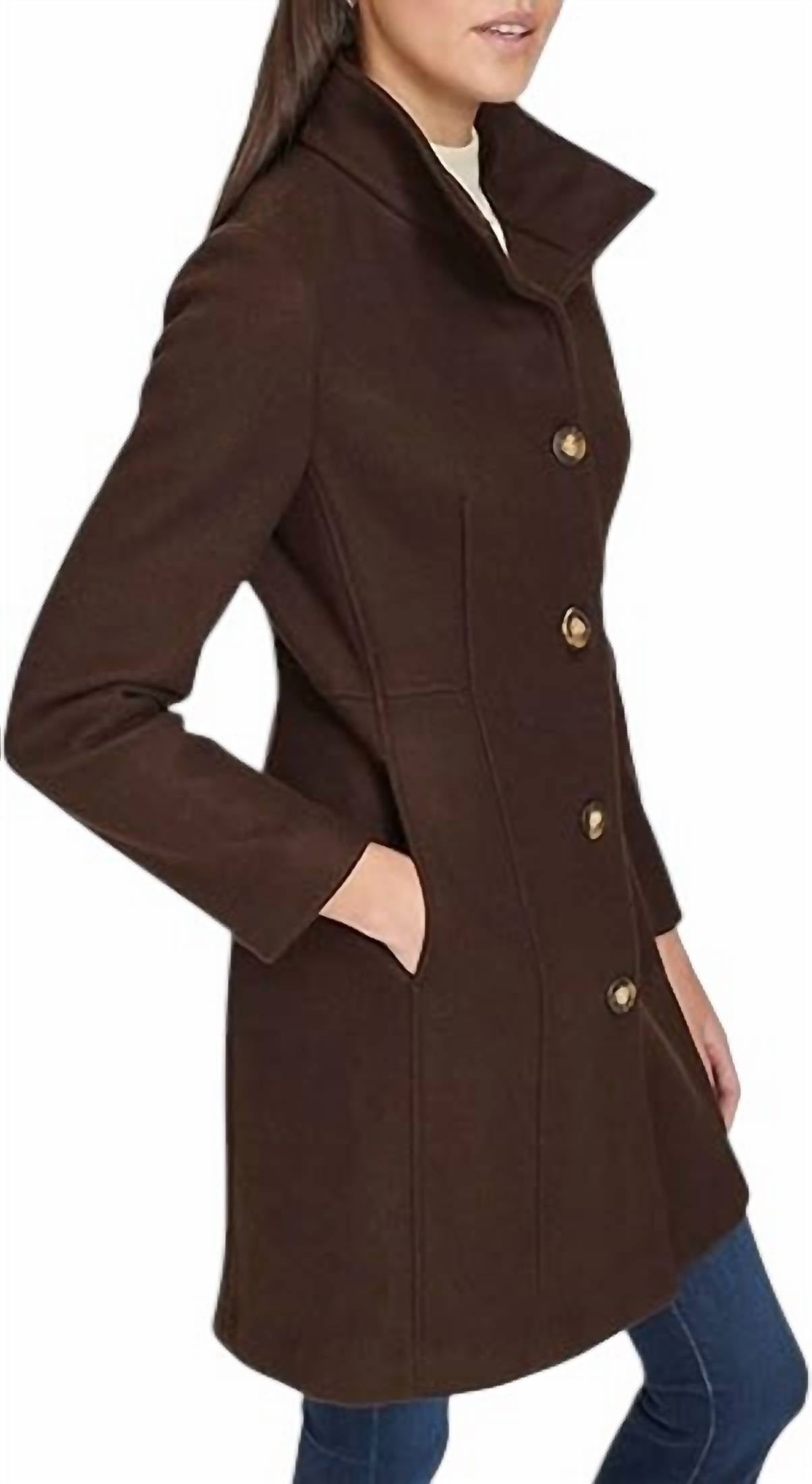 Calvin Klein - Stand Collar Coat