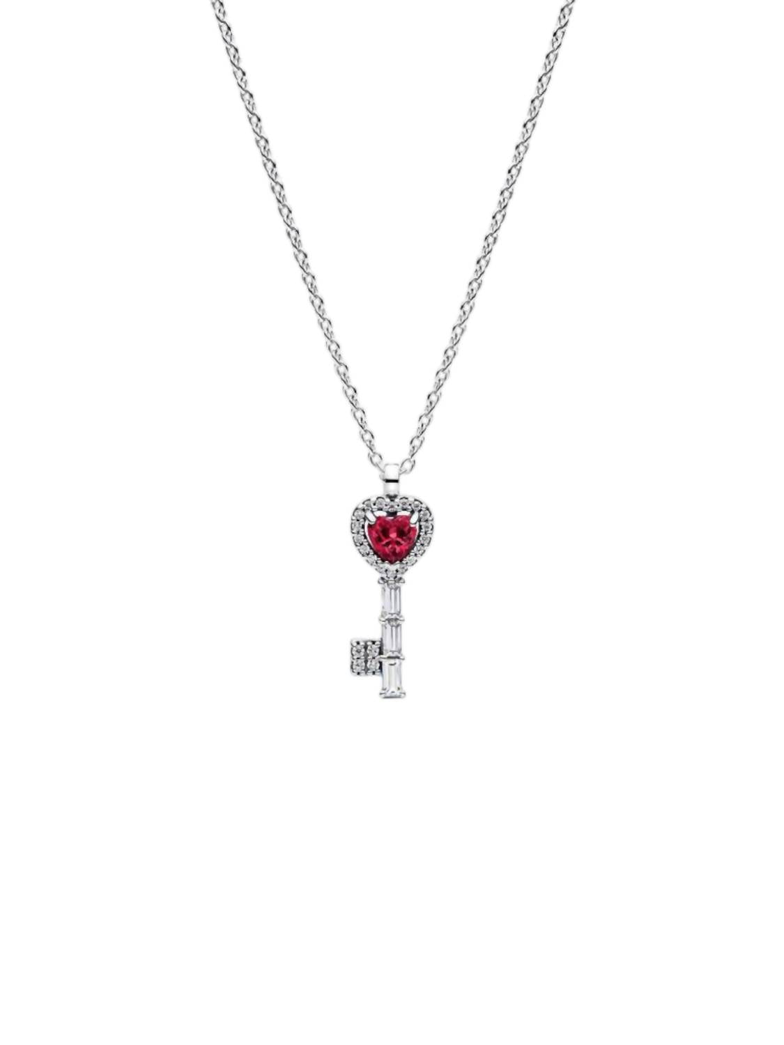 Pandora - Elevated Heart Key Collier Necklace
