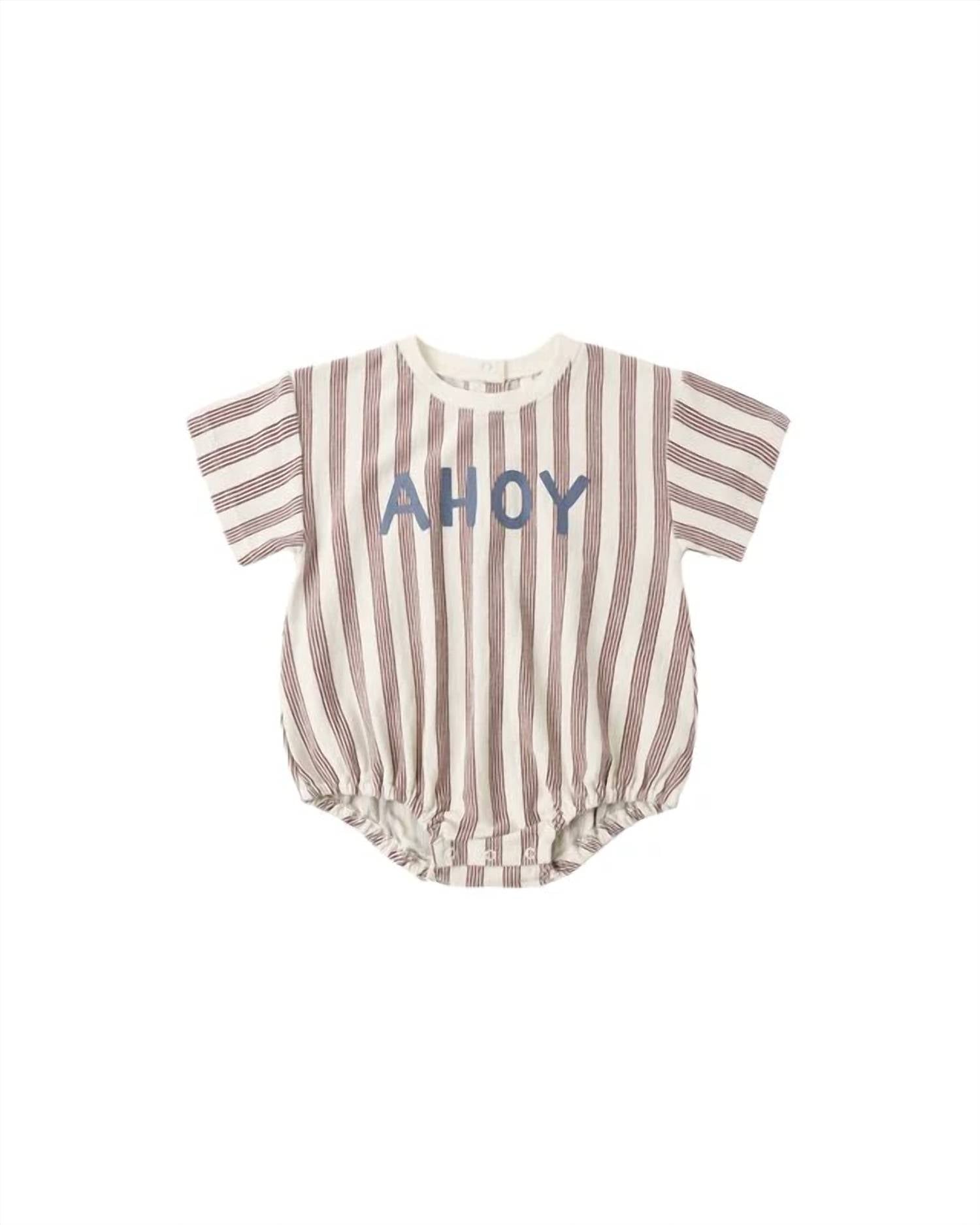 Rylee + Cru - Baby Boys Relaxed Bubble Romper