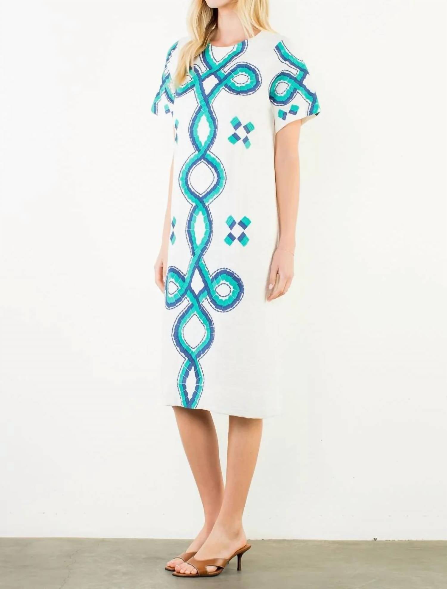 Thml - Embroidered Midi Dress