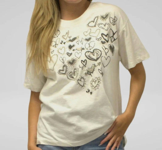 Kyla Seo - Heart To Heart Embroidered Shirt