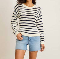 Tommy Bahama - Pebblestone Bay Stripe Crewneck Sweater