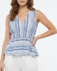 Thml - V-neck Peplum Blouse