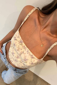 Et Clet - Floral Crop Tank