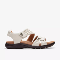 Clarks Women's Kitly Ave Sandal in off white - women's sandal