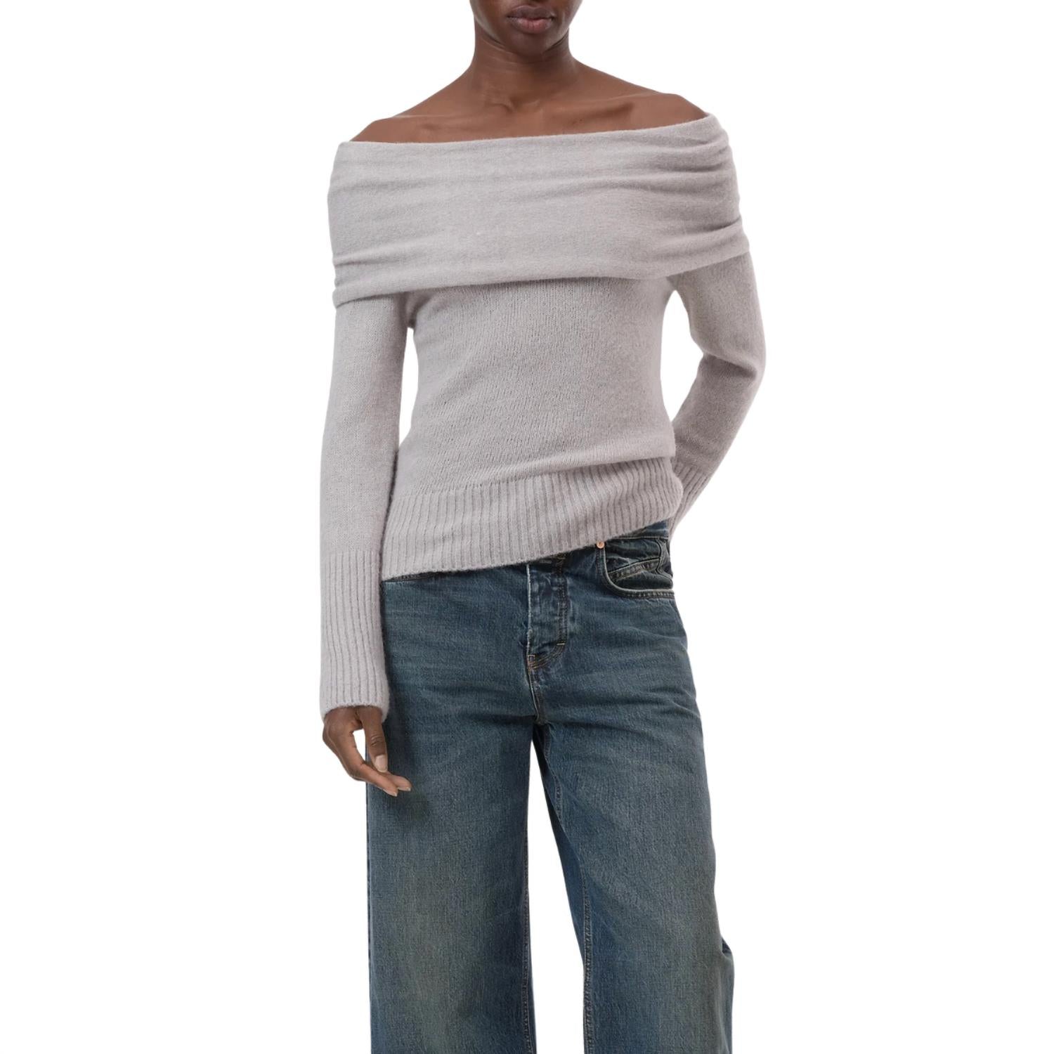 Closed - Wide Collar Long Sleeve Sweater