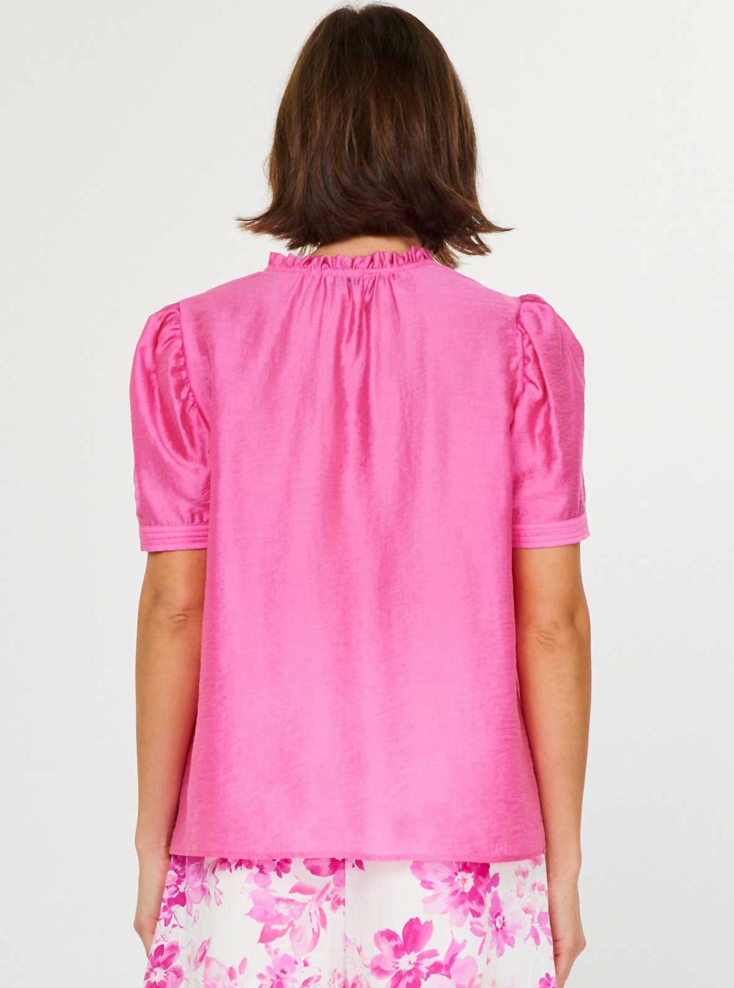 Current Air - Half Sleeve Ruffled Detail Blouse