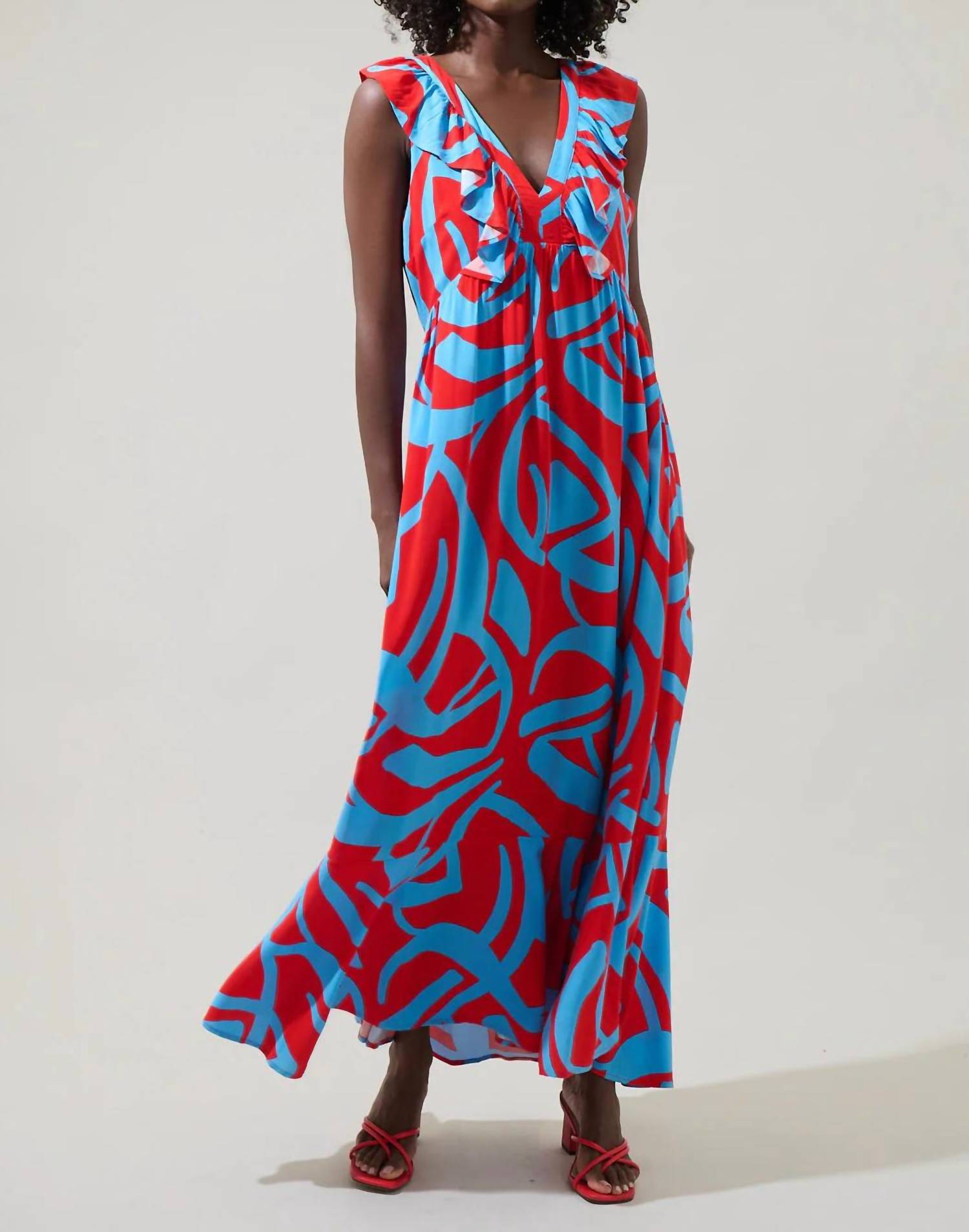 Sugarlips - Ohana Bayla Deep V Maxi Dress