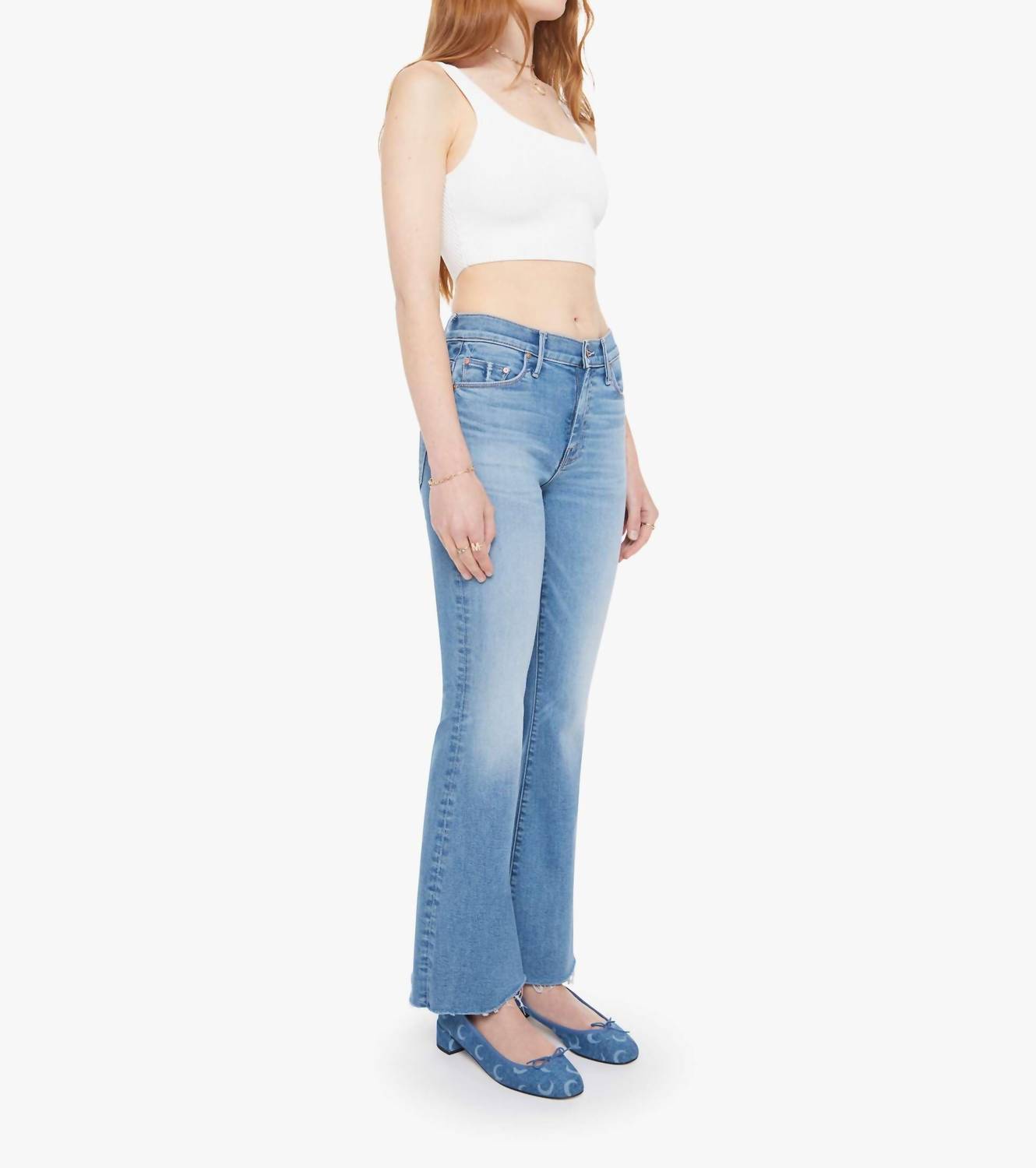 Mother - Weekender Fray Mid-rise Jeans
