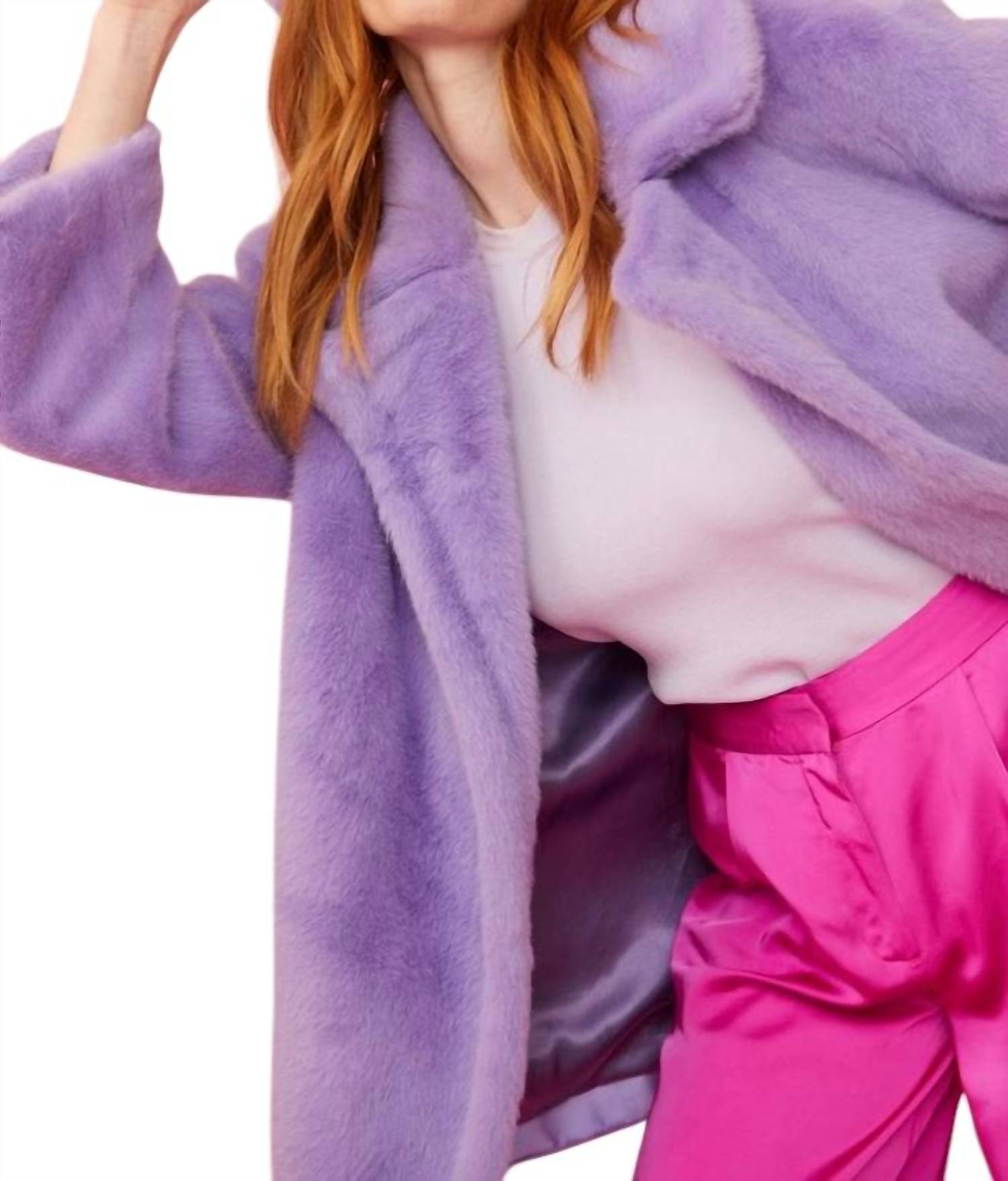 Jayley - Faux Fur Duchess Coat