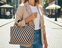 Ahdorned - Women's Lily Woven Neoprene Tote