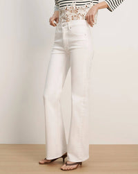 Veronica Beard - Crosbie Mid-rise Slim Wide-leg Jeans