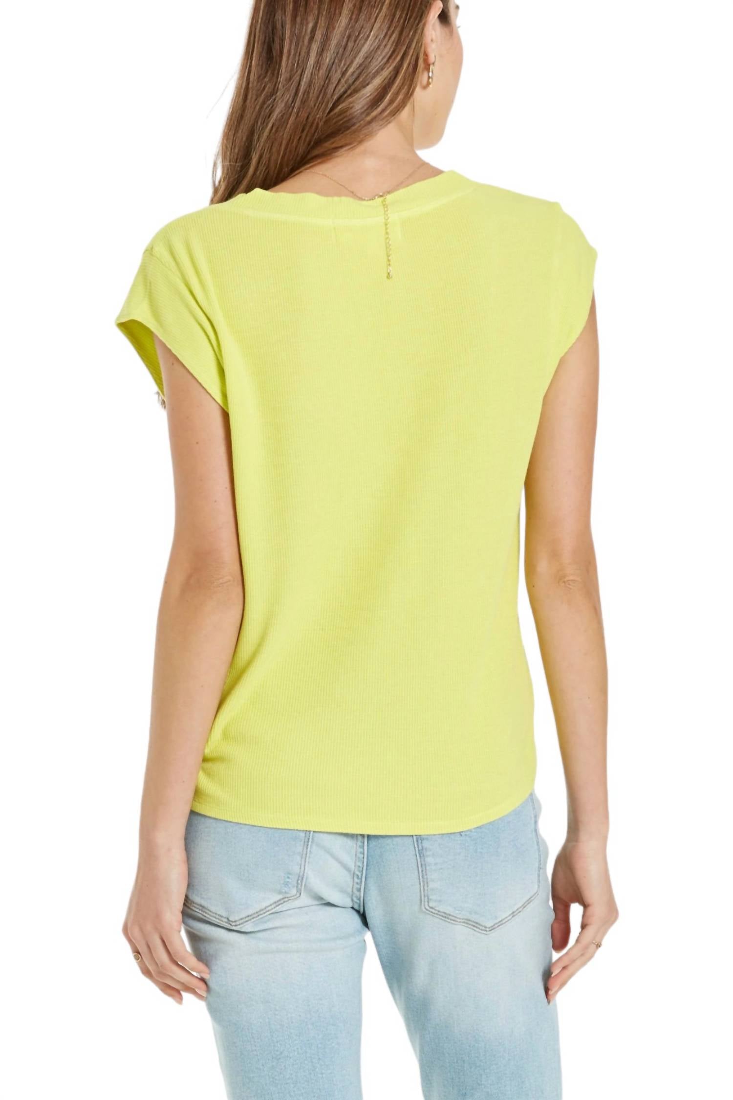 Dear John Denim - URI THERMAL VNECK TOP