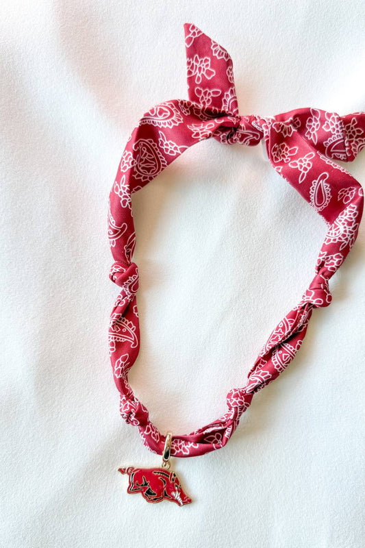 Adeline - Women's College Bandana Scarf Necklace