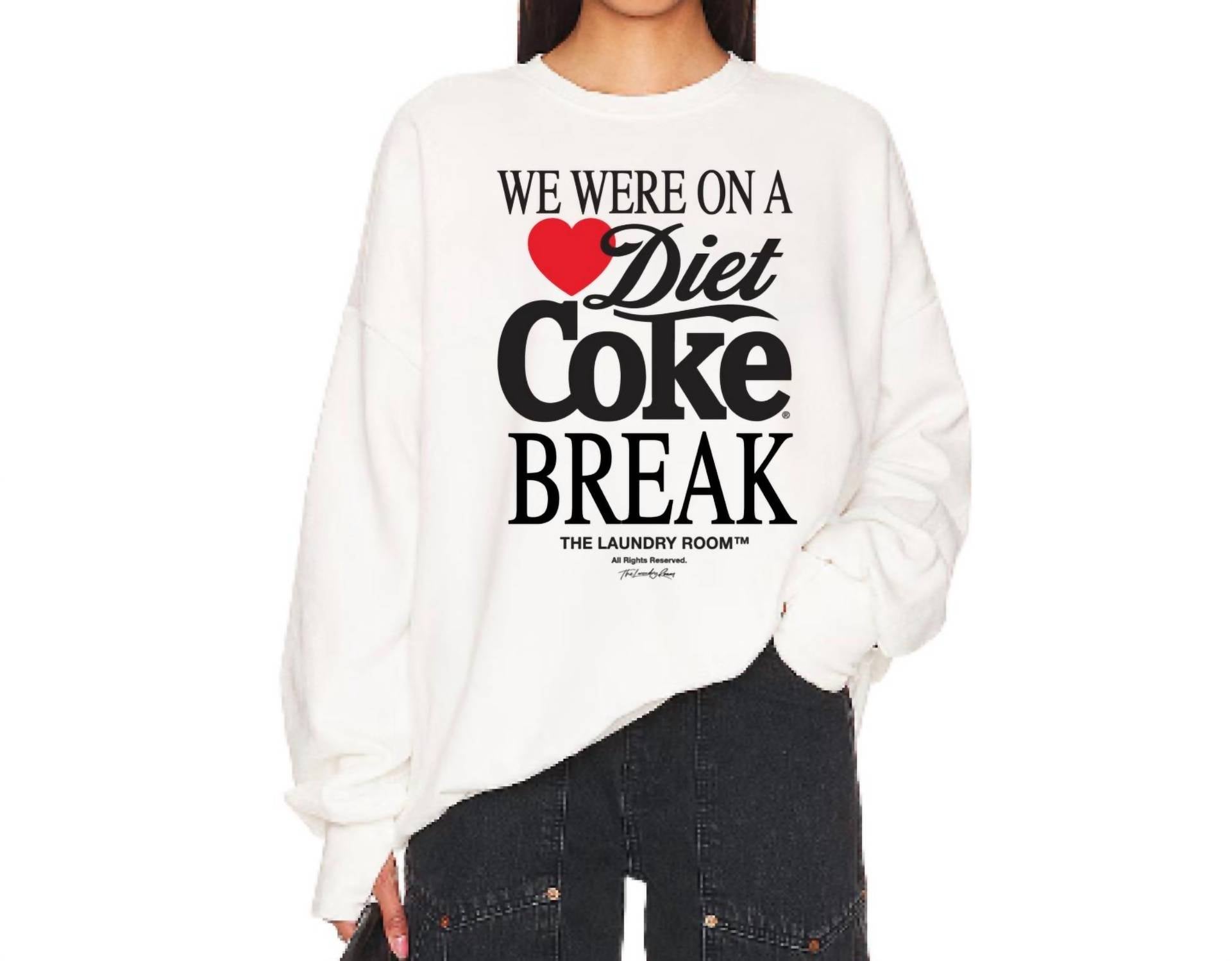 The Laundry Room - We Were On A Diet Coke Break Jumper Sweatshirt