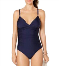 Calvin Klein - Twist-Front Tummy-Control One-Piece Swimsuit