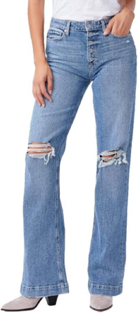 Paige - Leenah Wide-leg Jeans