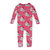 Kickee - Kids' Print Convertible Sleeper with Zipper