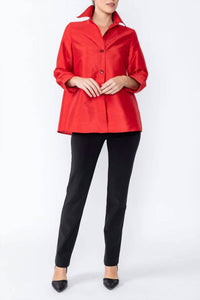 Ic Collection - Design Cuff And Back Placket Detail Jacket