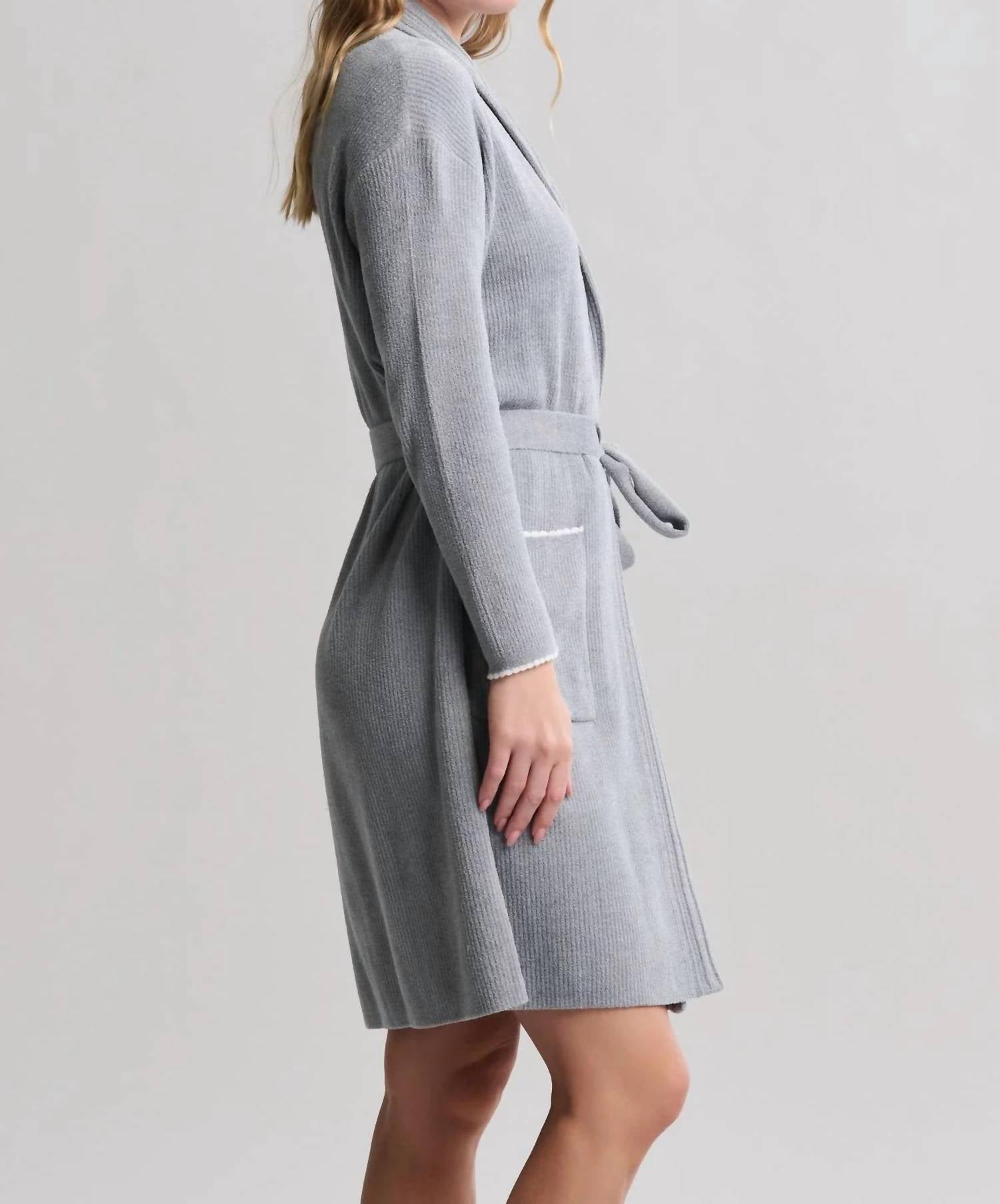 Barefoot Dreams - Scallop Ribbed Robe