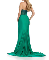 Ashleylauren - Strapless Corset Gown
