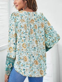 Esley Collection - Bohdi Boho Floral Blouse