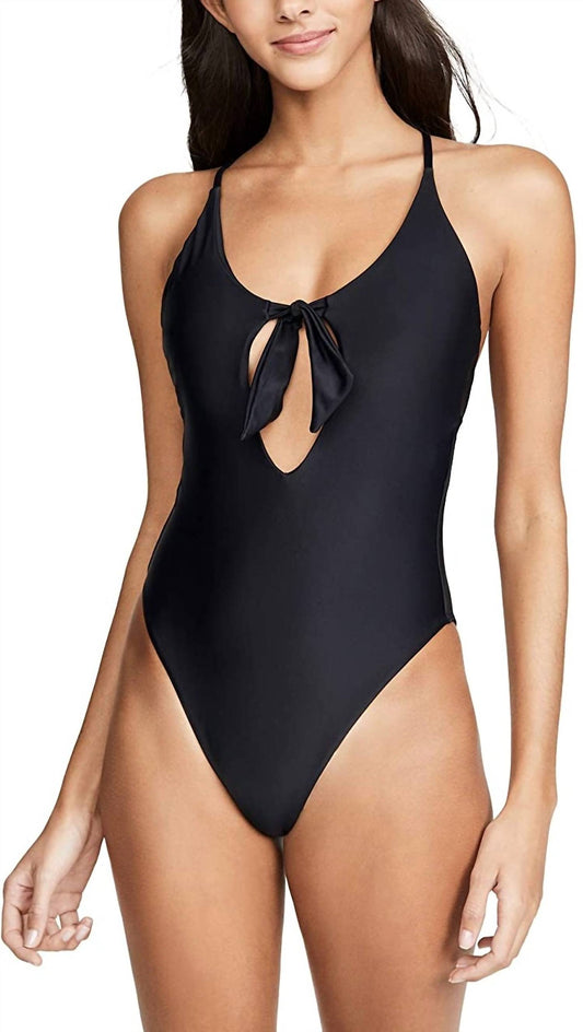 Arielle Cut Out Scoop Neckline One-Piece