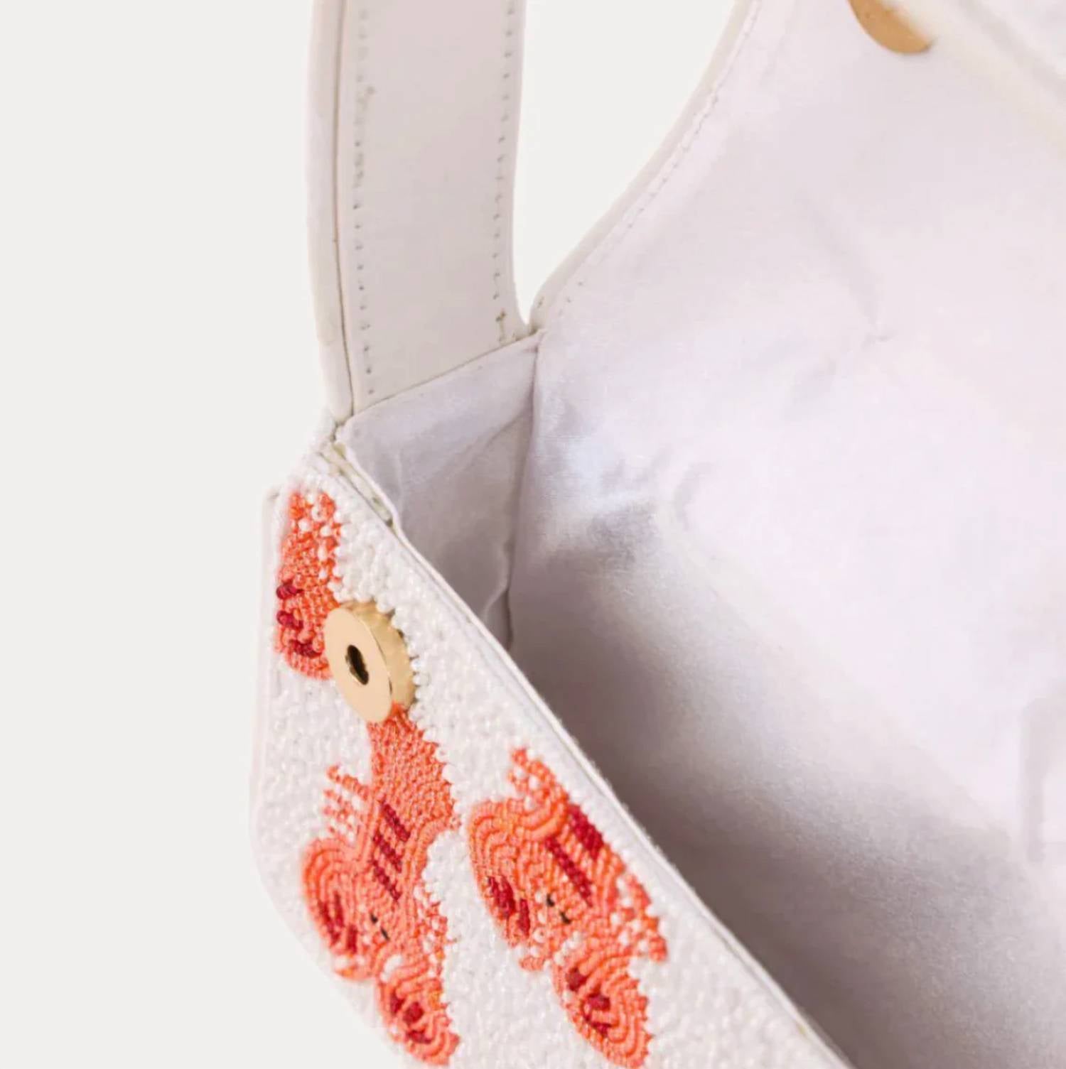 Budhagirl - Women's Linda Lobster Beaded Handbag