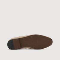 Walk London Women's Trent Tassel Suede Loafer in stone - women's flats - view 7