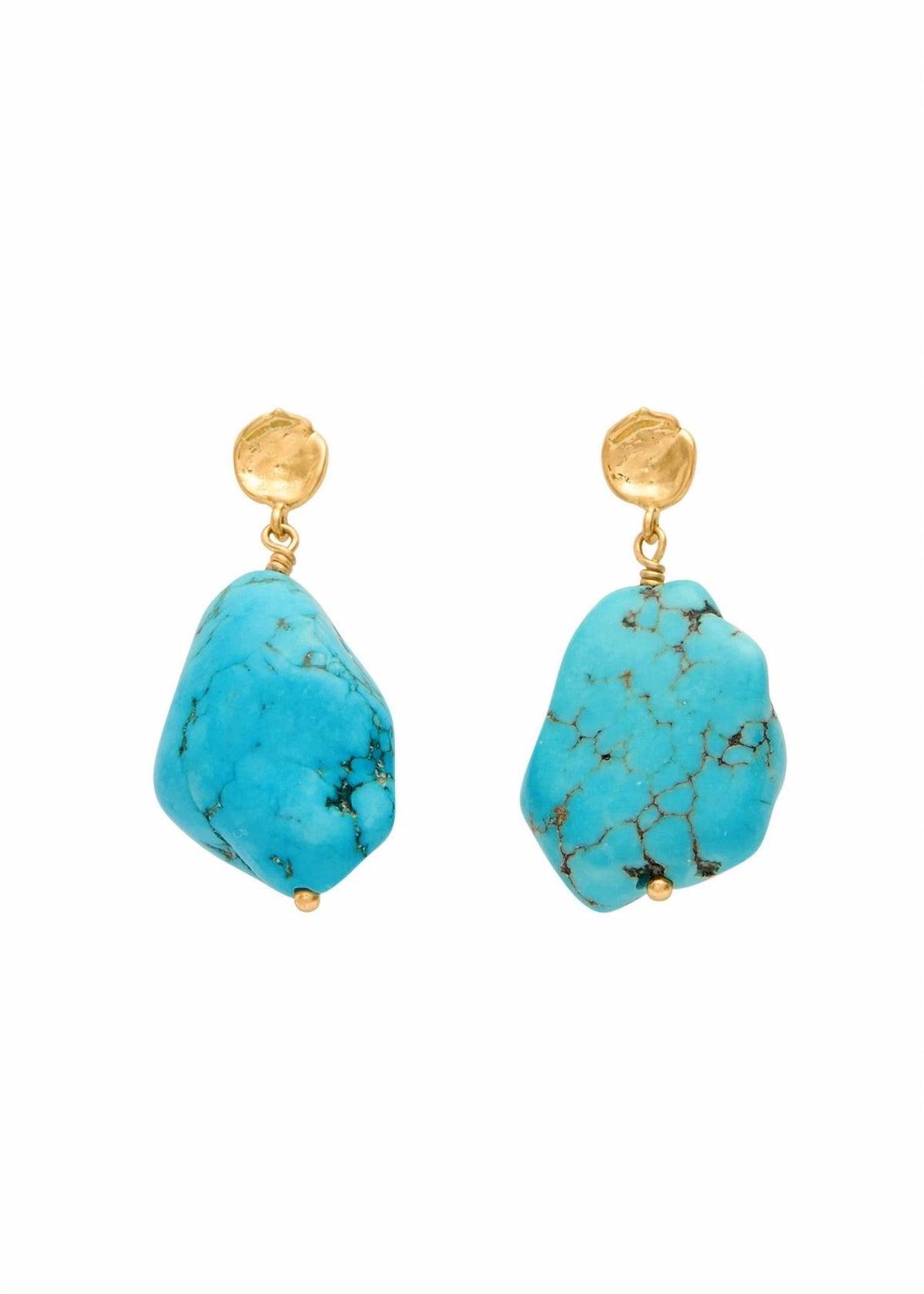 Anni Lu - Women's Mer Turquoise Drop Earrings