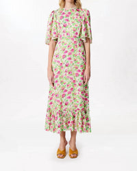 Manoush - Rose Print Midi Dress