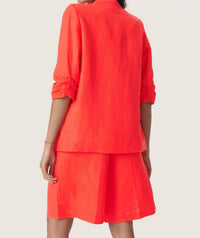 Soaked In Luxury - Malia Open Front Notch Lapel Blazer