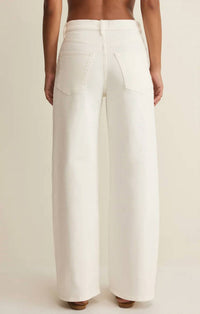 Z Supply - Remi High Rise Bowed Wide Leg Jeans