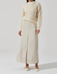 Astr - Lisbeth Cable Knit Sweater
