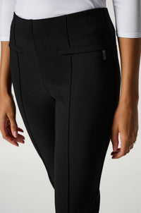 Joseph Ribkoff Women's Classic Structured Slim Pants in black - women's pants - alternate view