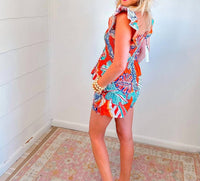 Willa Story - Meredith Multi Print Elastic Shorts