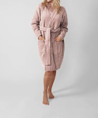 Sunday Citizen Snug Ribbed Cardigan in rose - women's cardigan